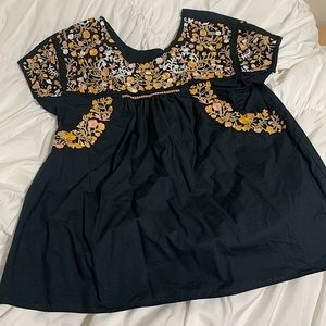 Madewell Embroidered Blouse